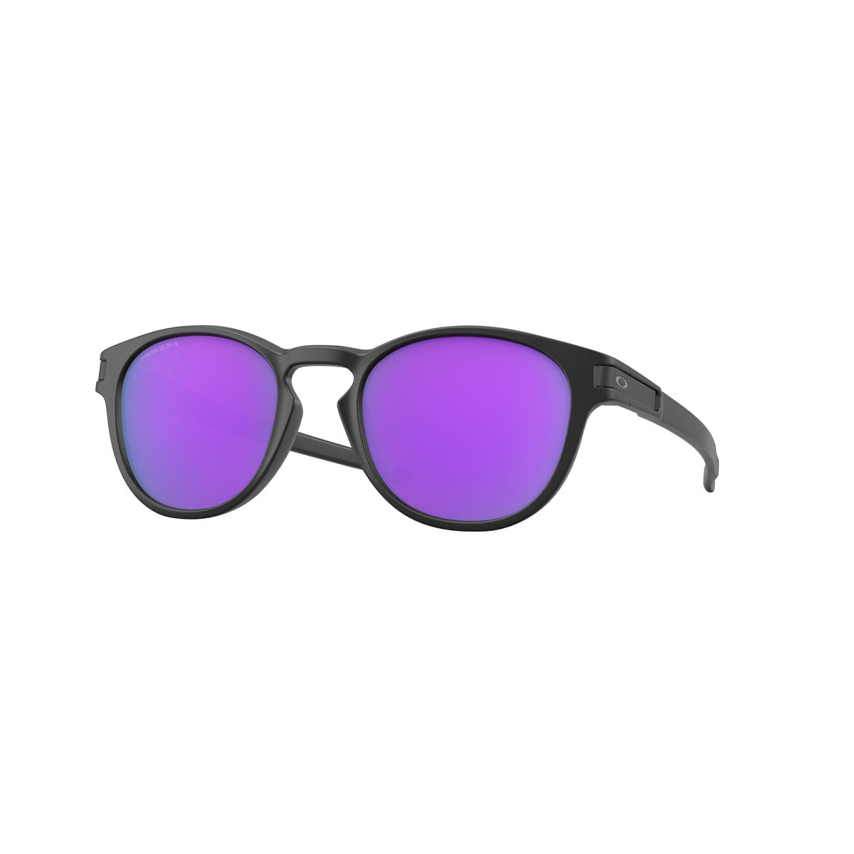 Oakley Latch Sunglasses - Matte Black/PRIZM Violet