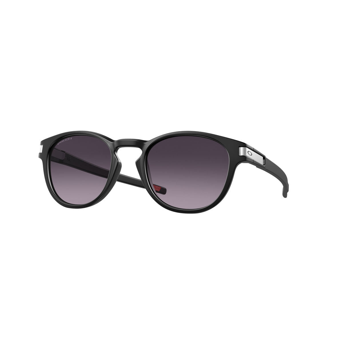 Oakley Latch Sunglasses - Matte Black/PRIZM Grey Gradient