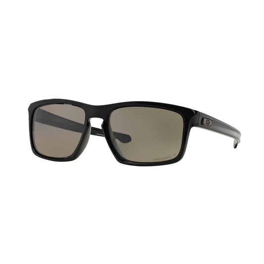 Oakley Asian Fit / Low Bridge Sliver Polarized Sunglasses CLOSEOUT - Polished Black/PRIZM Daily Polarized