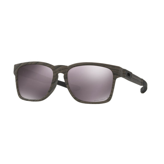 Oakley Catalyst Polarized Sunglasses CLOSEOUT - Woodgrain/PRIZM Daily Polarized