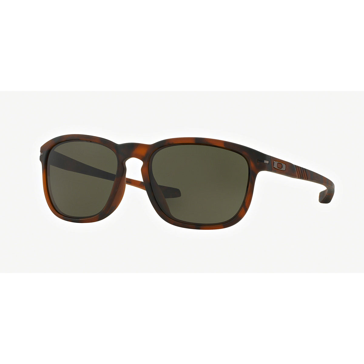 Oakley Asian Fit / Low Bridge Fit Enduro Sunglasses CLOSEOUT - Matte Brown Tortoise/Dark Grey