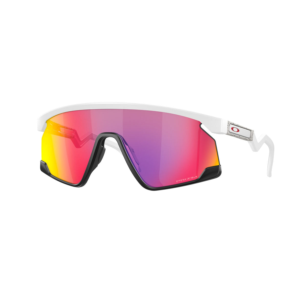 Oakley BXTR Sunglasses - Matte White/Prizm Road