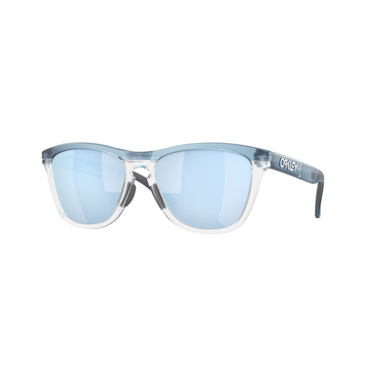 Oakley Frogskins Range Polarized Sunglasses - Transparent Stonewash/Prizm Deep Water Polarized