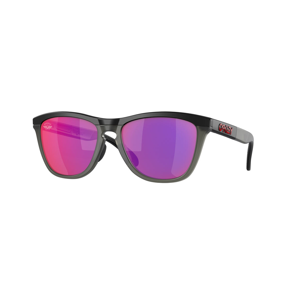 Oakley Frogskins Range Sunglasses - Matte Black/Matte Grey Smoke/Prizm Road