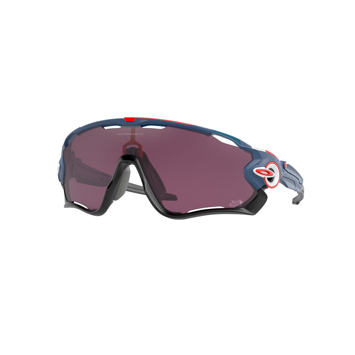 Oakley Jawbreaker Sunglasses CLOSEOUT - Tour De France Matte Poseidon/PRIZM Road Black