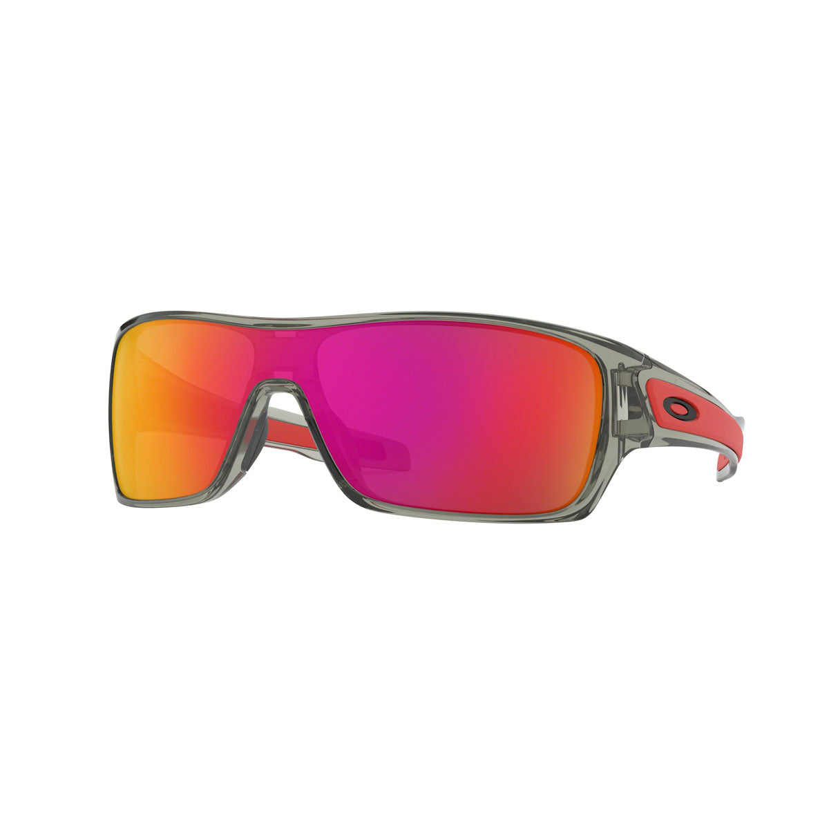 Oakley Turbine Rotor Sunglasses CLOSEOUT - Grey Ink/Ruby Iridium