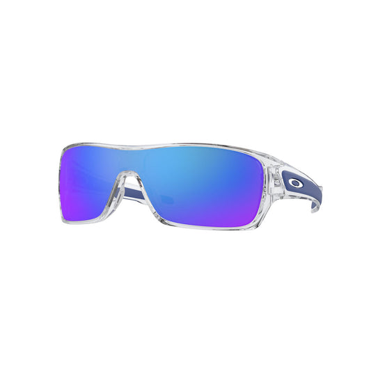 Oakley Turbine Rotor Sunglasses CLOSEOUT - Polished Clear/Sapphire Iridium