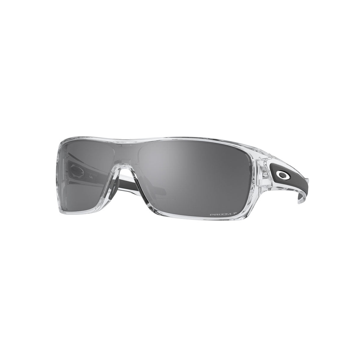 Oakley Turbine Rotor Polarized Sunglasses - Polished Clear/PRIZM Black Polarized