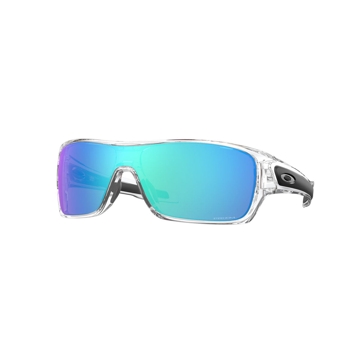 Oakley Turbine Rotor Sunglasses - Polished Clear/PRIZM Sapphire