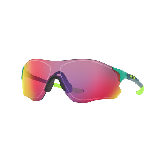 Oakley Asian Fit / Low Bridge Fit EVZero Path Sunglasses CLOSEOUT - Celeste/PRIZM Road