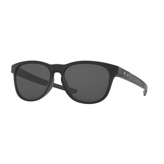 Oakley Stringer Sunglasses CLOSEOUT - Matte Black/Grey