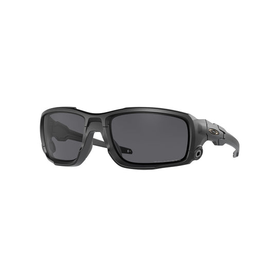 Oakley Shocktube Polarized Sunglasses - Matte Black/Grey Polarized