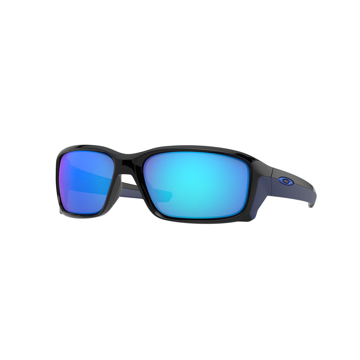 Oakley Straightlink Sunglasses CLOSEOUT - Polished Black/Sapphire Iridium