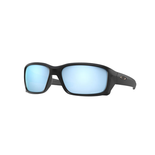 Oakley Straightlink Polarized Sunglasses - Matte Black/PRIZM Deep Water Polarized