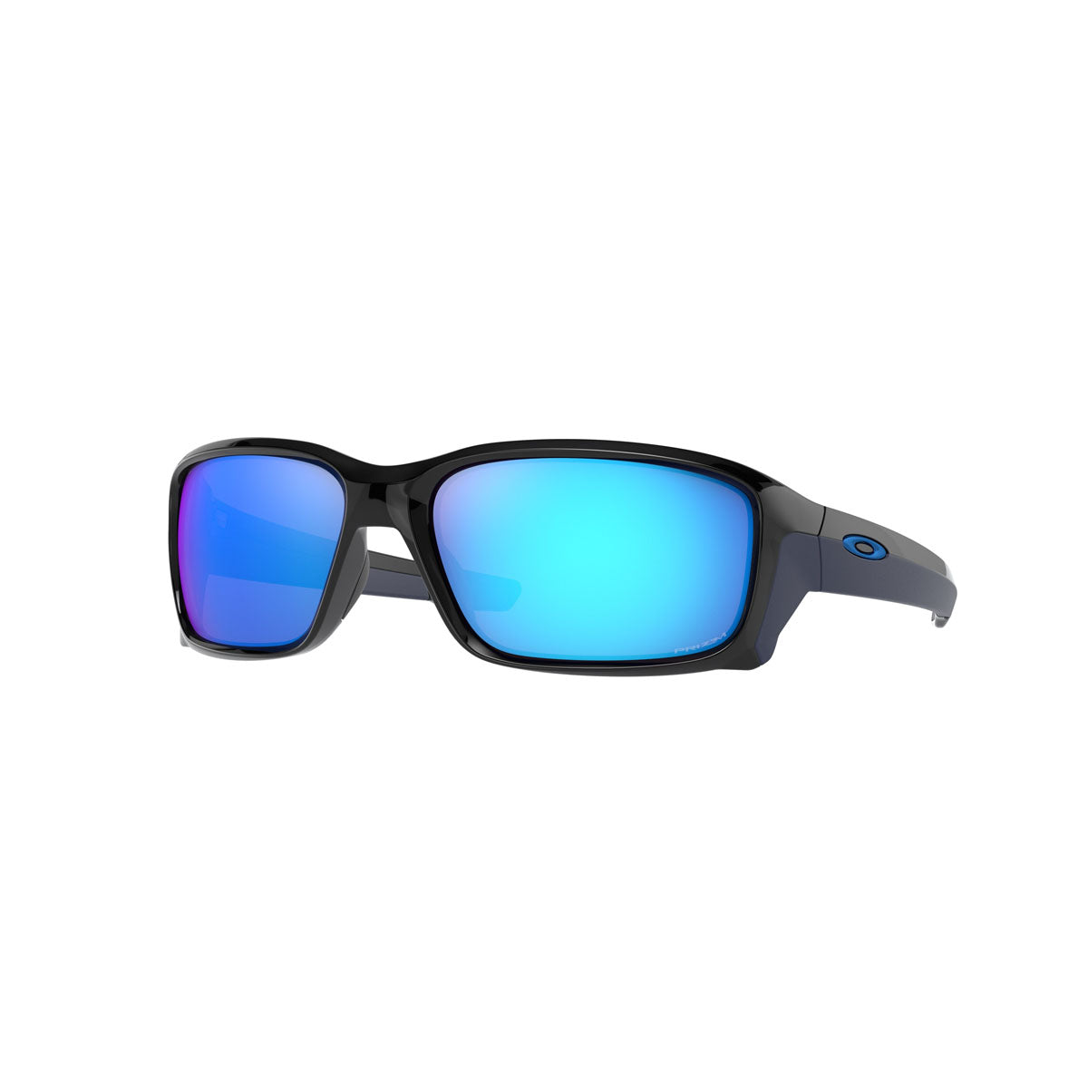 Oakley Straightlink Sunglasses CLOSEOUT - Polished Black/PRIZM Sapphire