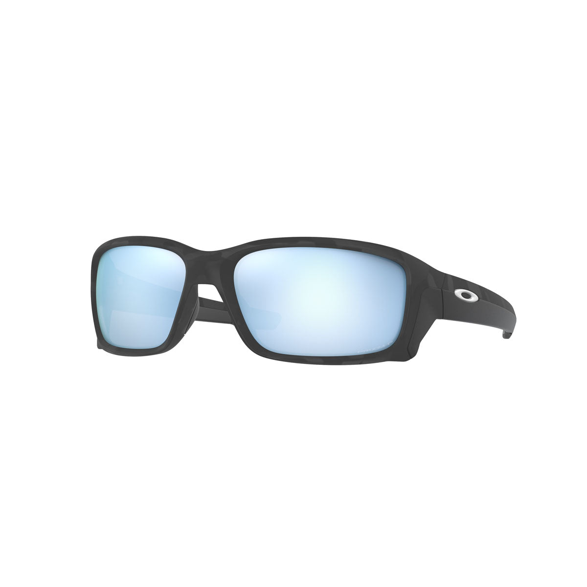 Oakley Straightlink Polarized Sunglasses CLOSEOUT - Matte Black Camo/PRIZM Deep Water Polarized