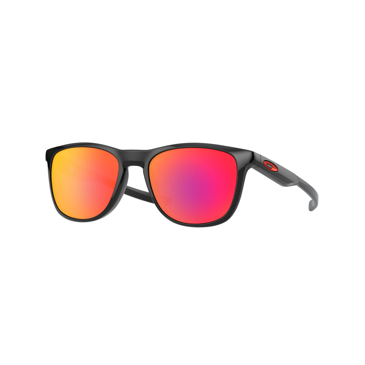 Oakley Trillbe X Sunglasses CLOSEOUT - Matte Black/Ruby Iridium