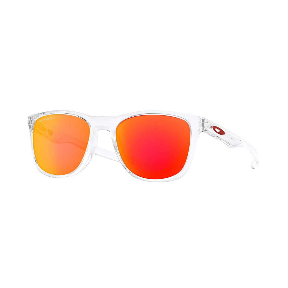 Oakley Trillbe X Sunglasses CLOSEOUT - Polished Clear/PRIZM Ruby