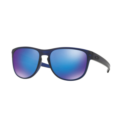 Oakley Sliver R Sunglasses CLOSEOUT - Matte Translucent Blue/Sapphire Iridium