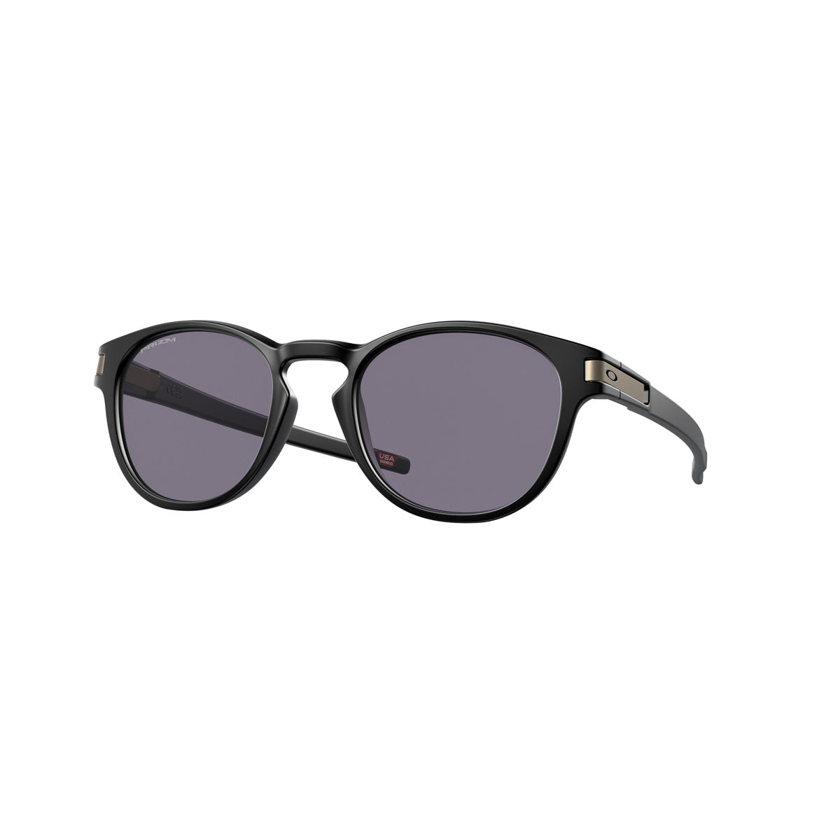 Oakley Asian Fit / Low Bridge Fit Latch Sunglasses - Matte Black/PRIZM Grey