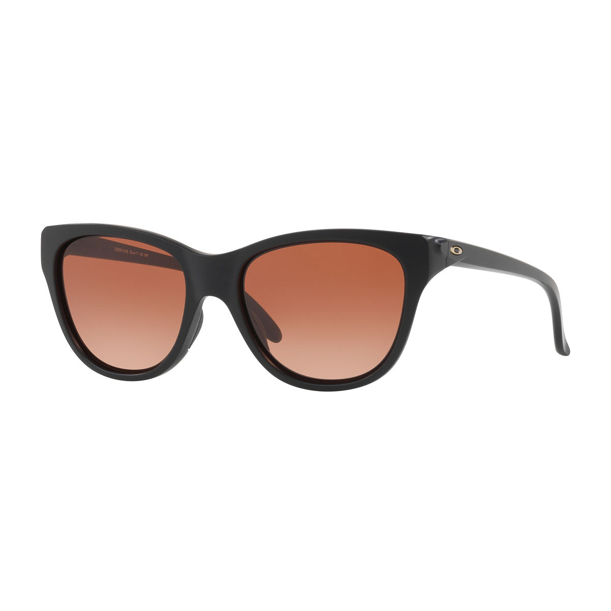 Oakley Womens Hold Out Sunglasses CLOSEOUT - Matte Black/VR50 Brown Gradient