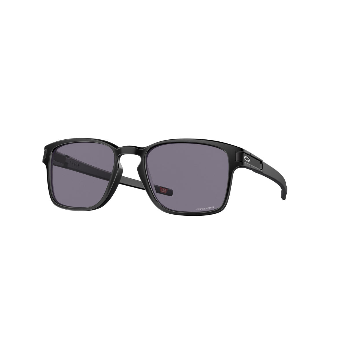 Oakley Asian Fit / Low Bridge Fit Latch SQ Sunglasses - Matte Black/PRIZM Grey