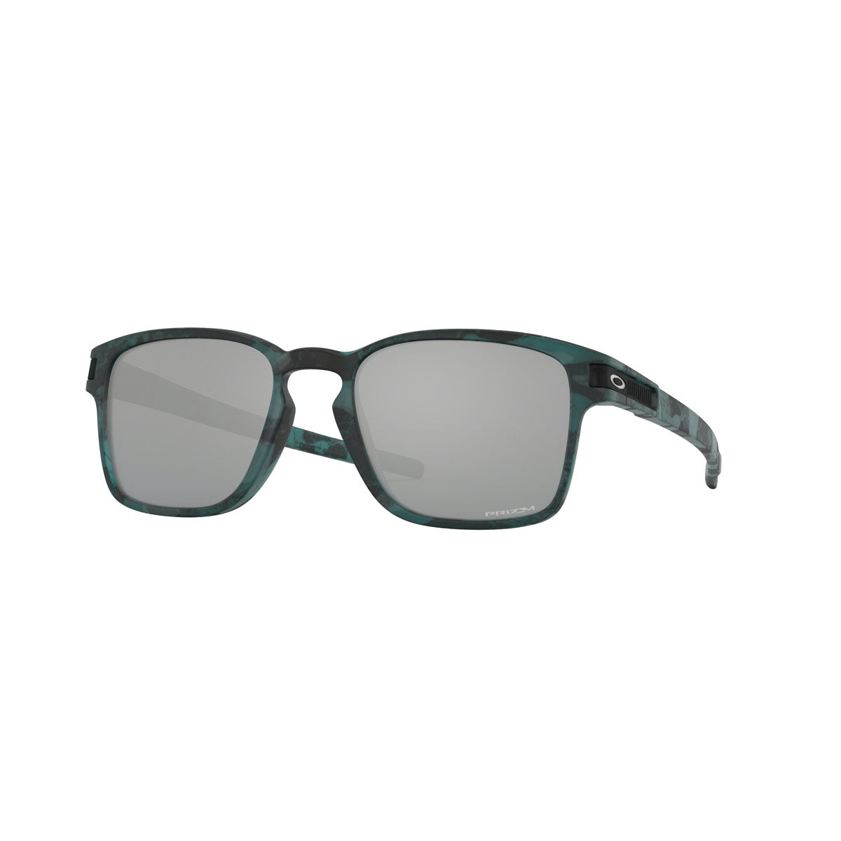 Oakley Asian Fit / Low Bridge Fit Latch SQ Sunglasses CLOSEOUT - Matte Transluscent Arc Surf/PRIZM Black