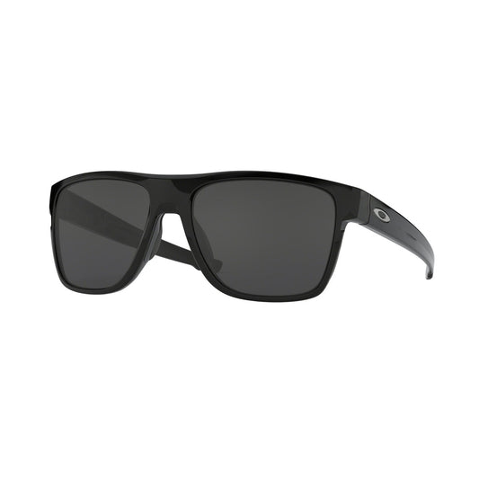 Oakley Crossrange XL Sunglasses CLOSEOUT - Polished Black/Grey