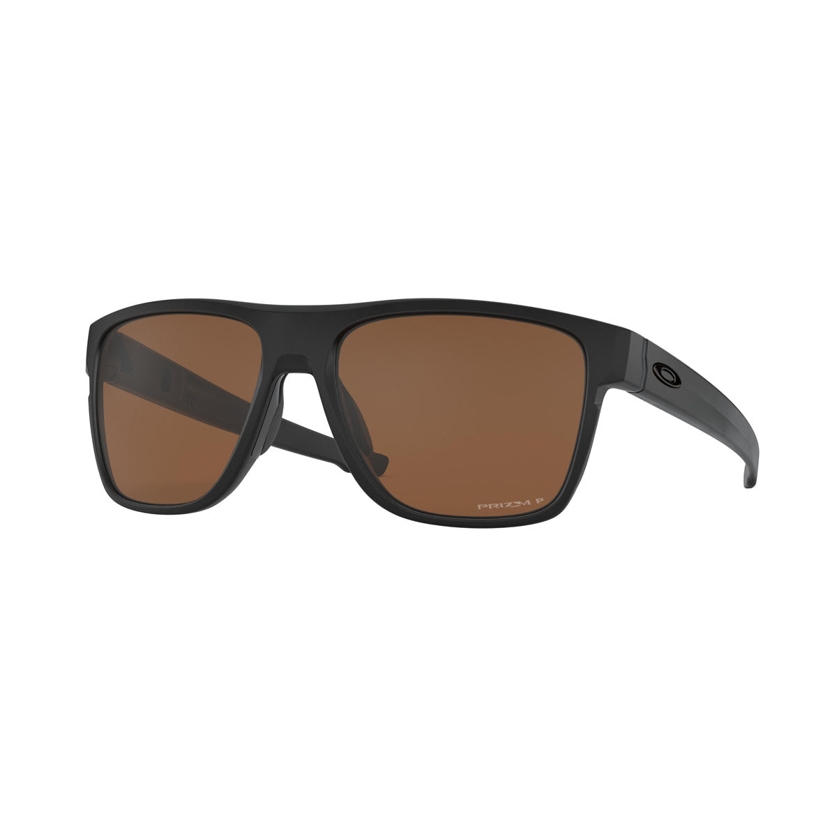 Oakley Crossrange XL Polarized Sunglasses CLOSEOUT - Matte Black/PRIZM Tungsten Polarized