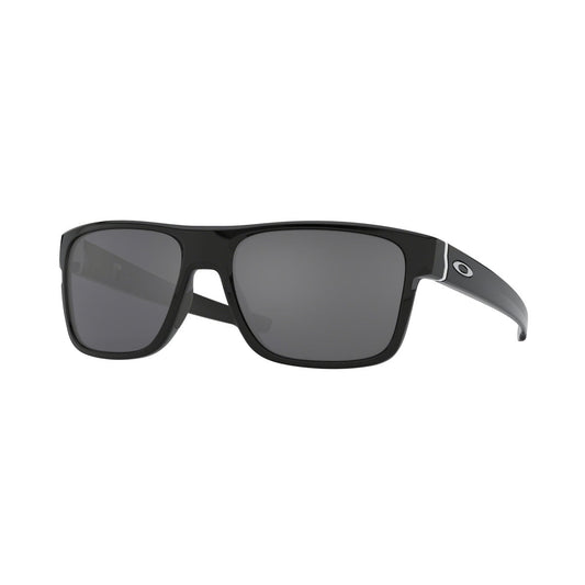 Oakley Crossrange Sunglasses CLOSEOUT - Polished Black/Black Iridium