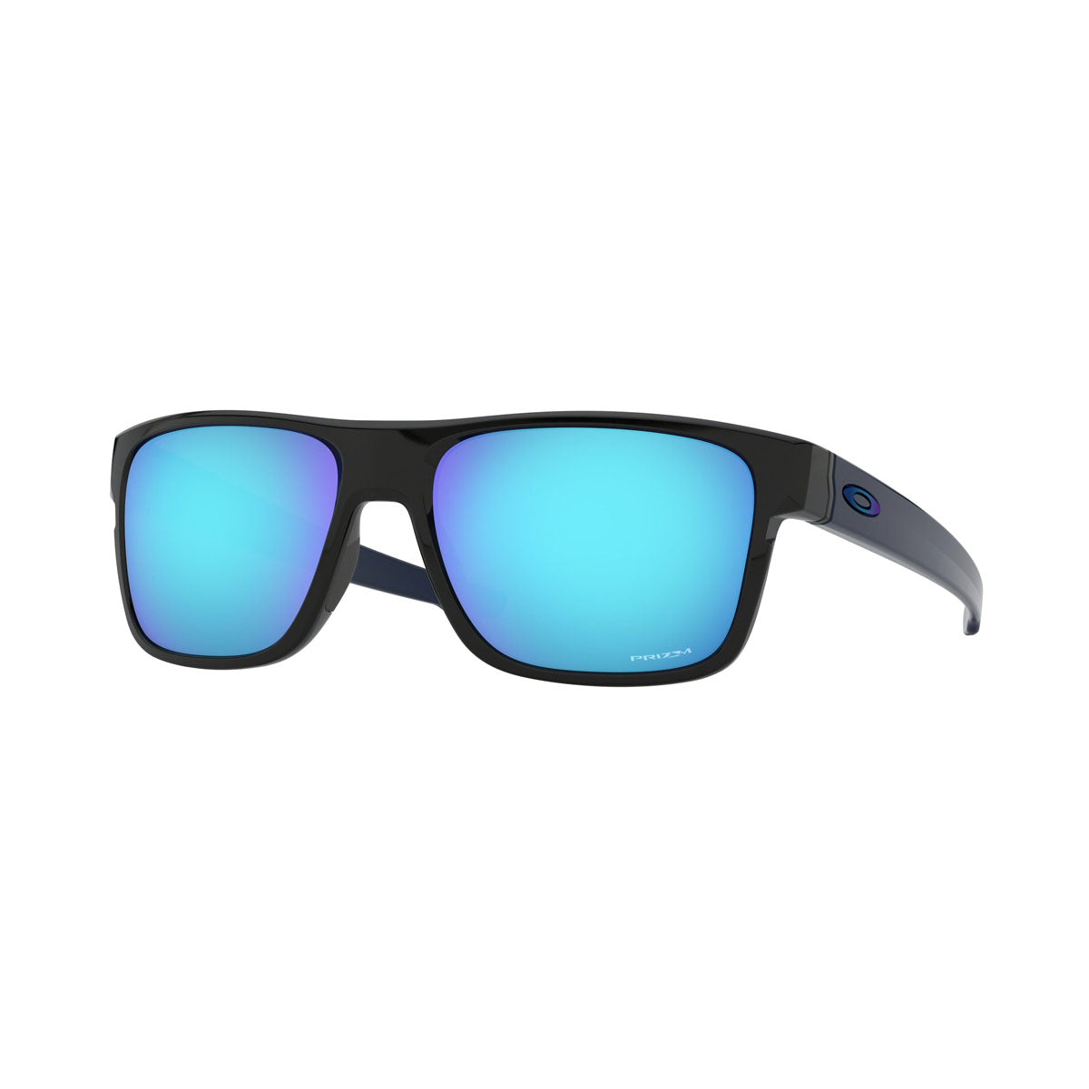 Oakley Crossrange Sunglasses CLOSEOUT - Aero Polished Black/PRIZM Sapphire Iridium