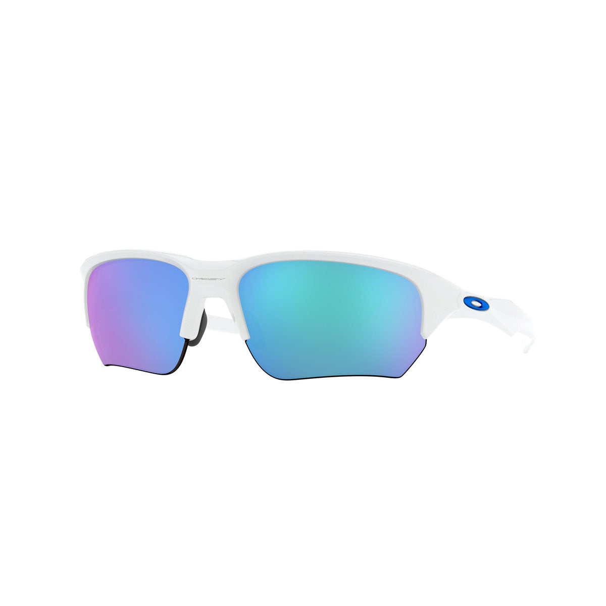 Oakley Flak Beta Sunglasses CLOSEOUT - Polished White/Sapphire Iridium