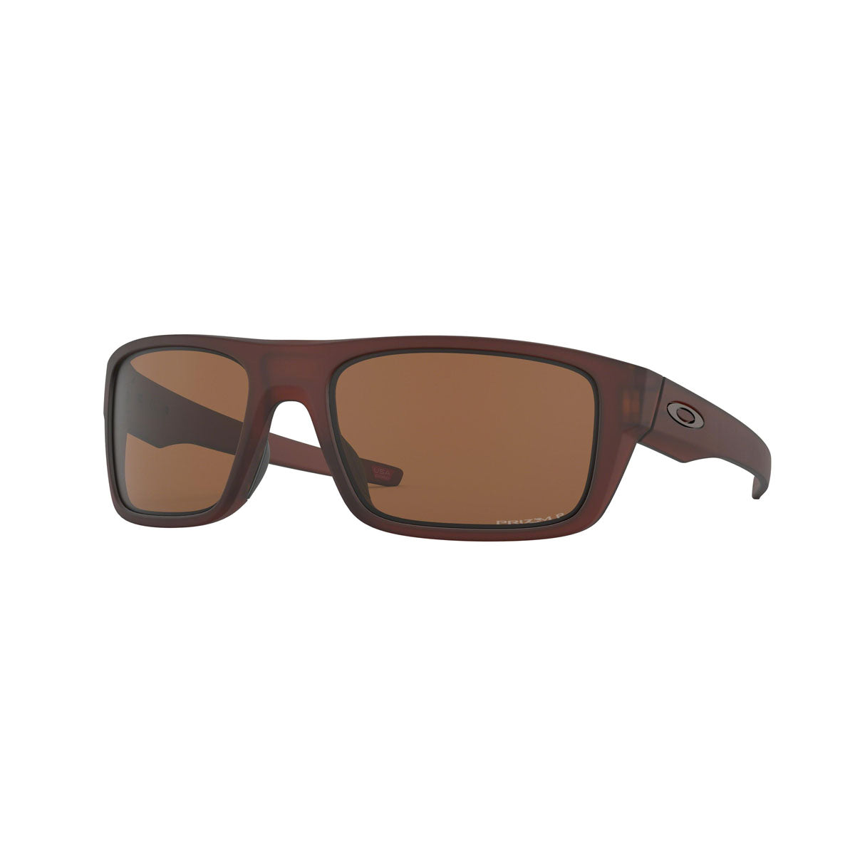 Oakley Drop Point Polarized Sunglasses CLOSEOUT - Matte Rootbeer/PRIZM Tungsten Polarized