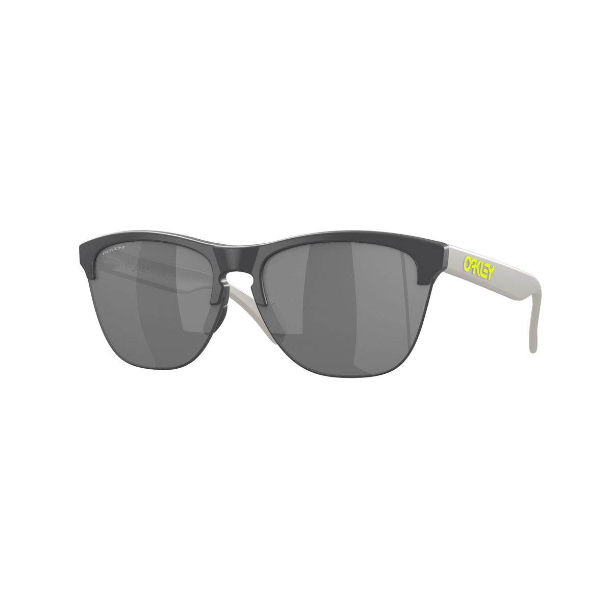 Oakley Frogskins Lite Sunglasses CLOSEOUT - Matte Dark Grey/Prizm Black