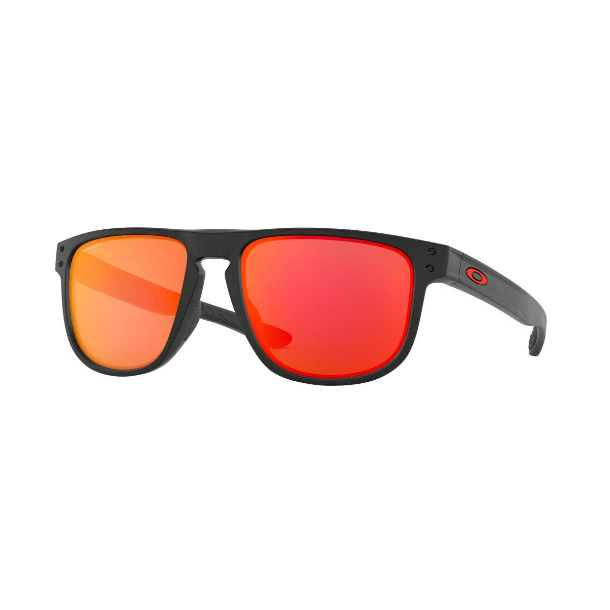 Oakley Asian Fit / Low Bridge Fit Holbrook R Sunglasses CLOSEOUT - Matte Black/PRIZM Ruby