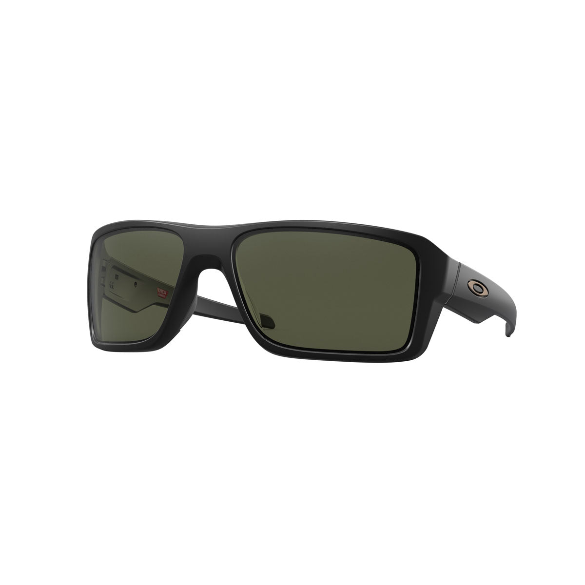 Oakley Double Edge Sunglasses - Matte Black/Dark Grey