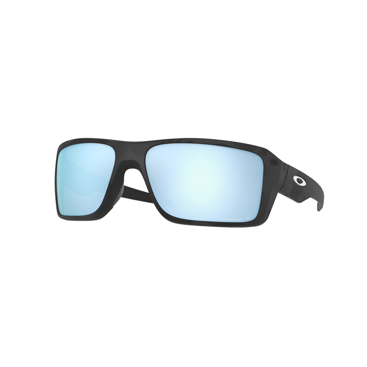 Oakley Double Edge Polarized Sunglasses CLOSEOUT - Matte Black Camo/PRIZM Deep Water Polarized