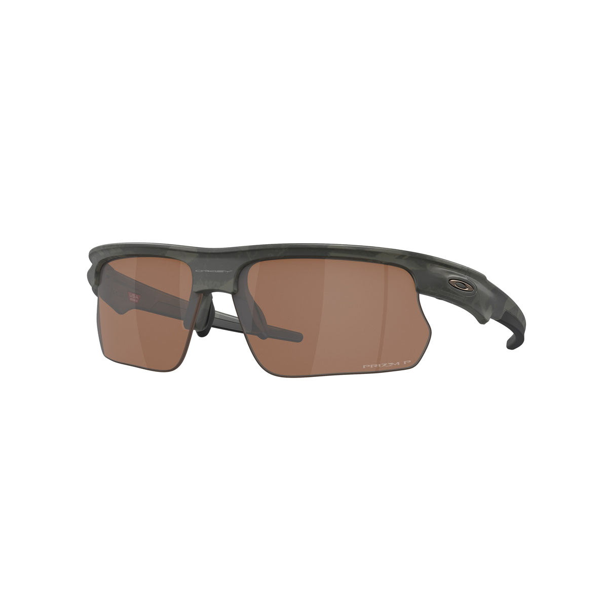 Oakley Bisphaera Polarized Sunglasses - Matte Olive Camo/Prizm Tungsten Polarized