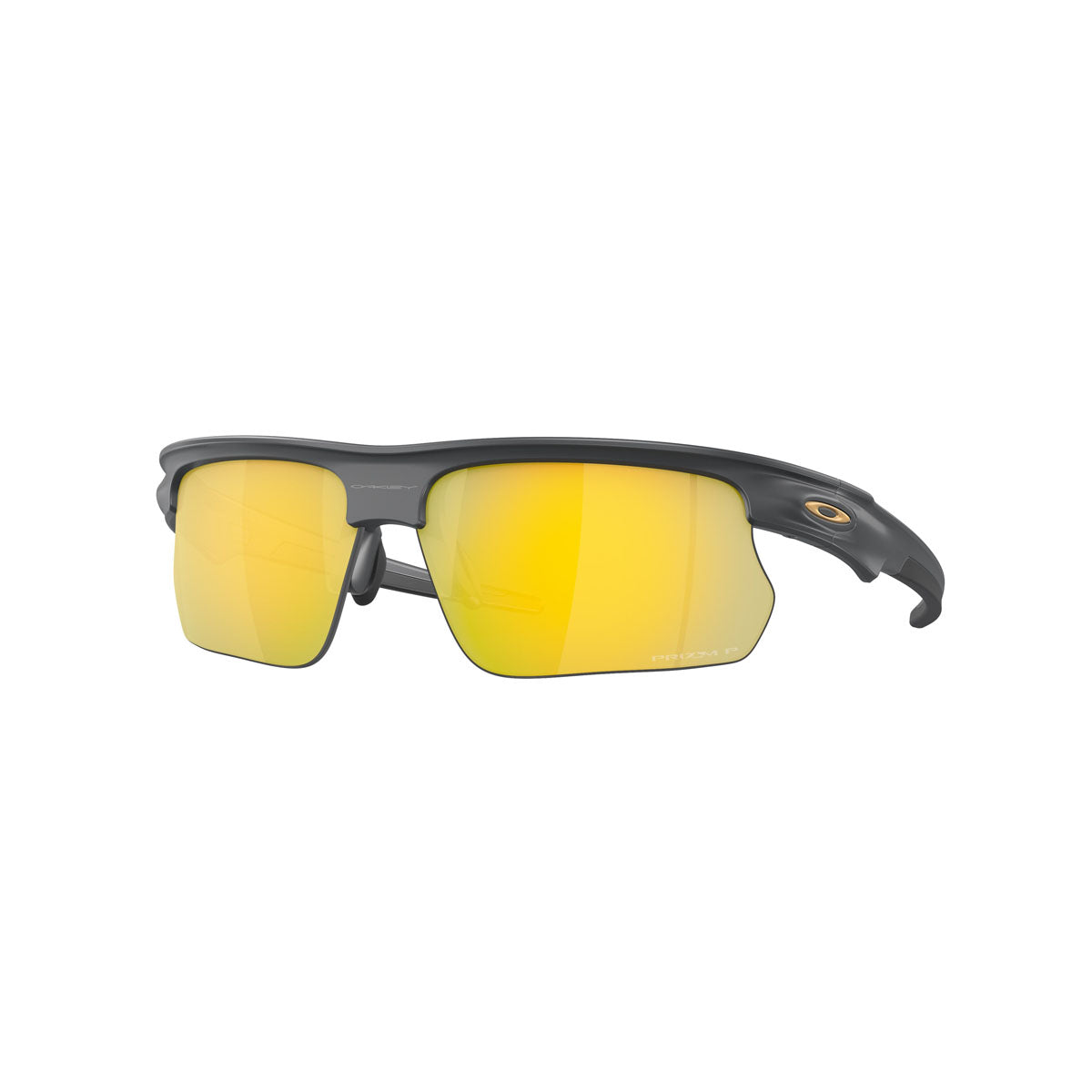 Oakley Bisphaera Polarized Sunglasses - Matte Carbon/Prizm 24K Polarized