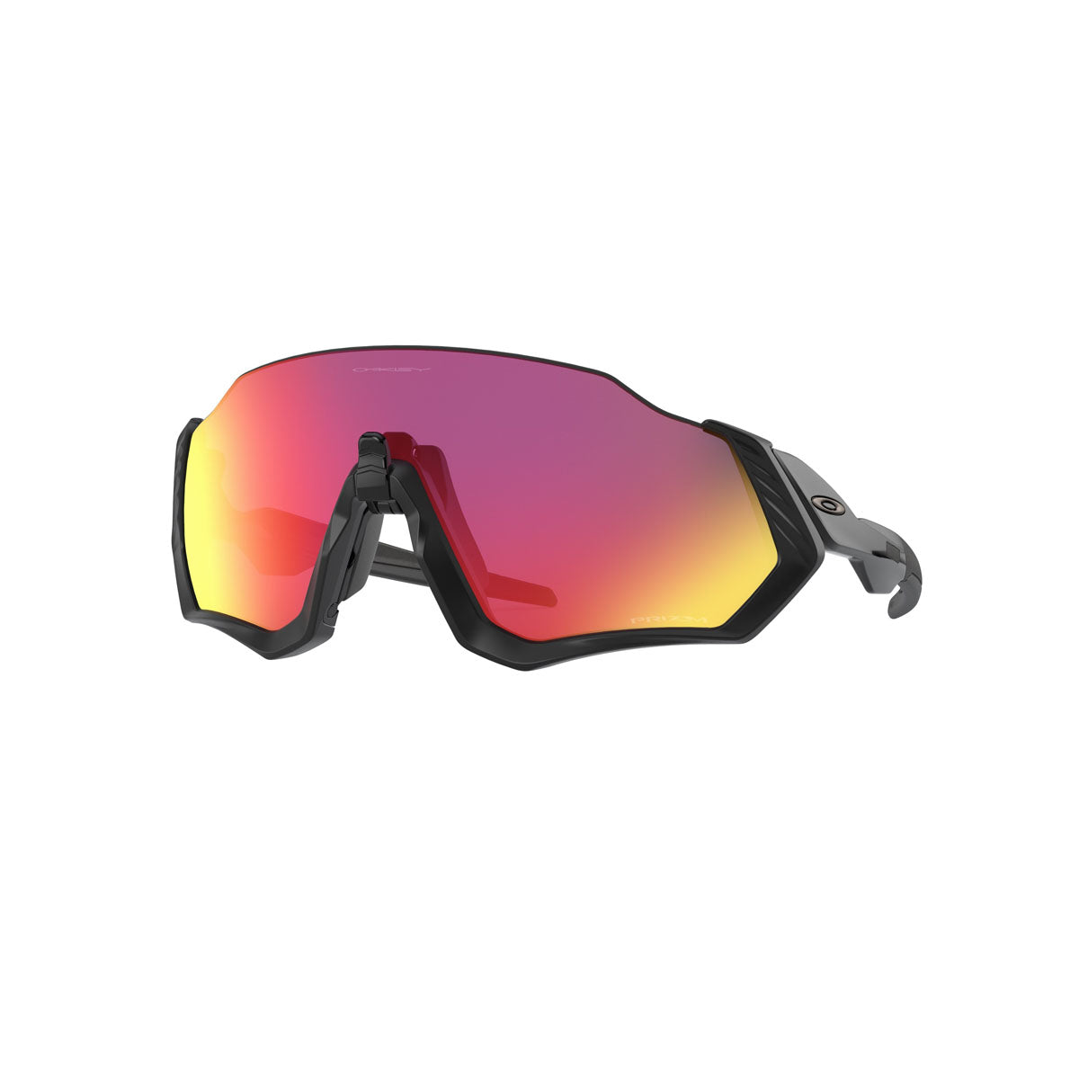 Oakley Flight Jacket Sunglasses CLOSEOUT - Polished Black/Matte Black/PRIZM Road