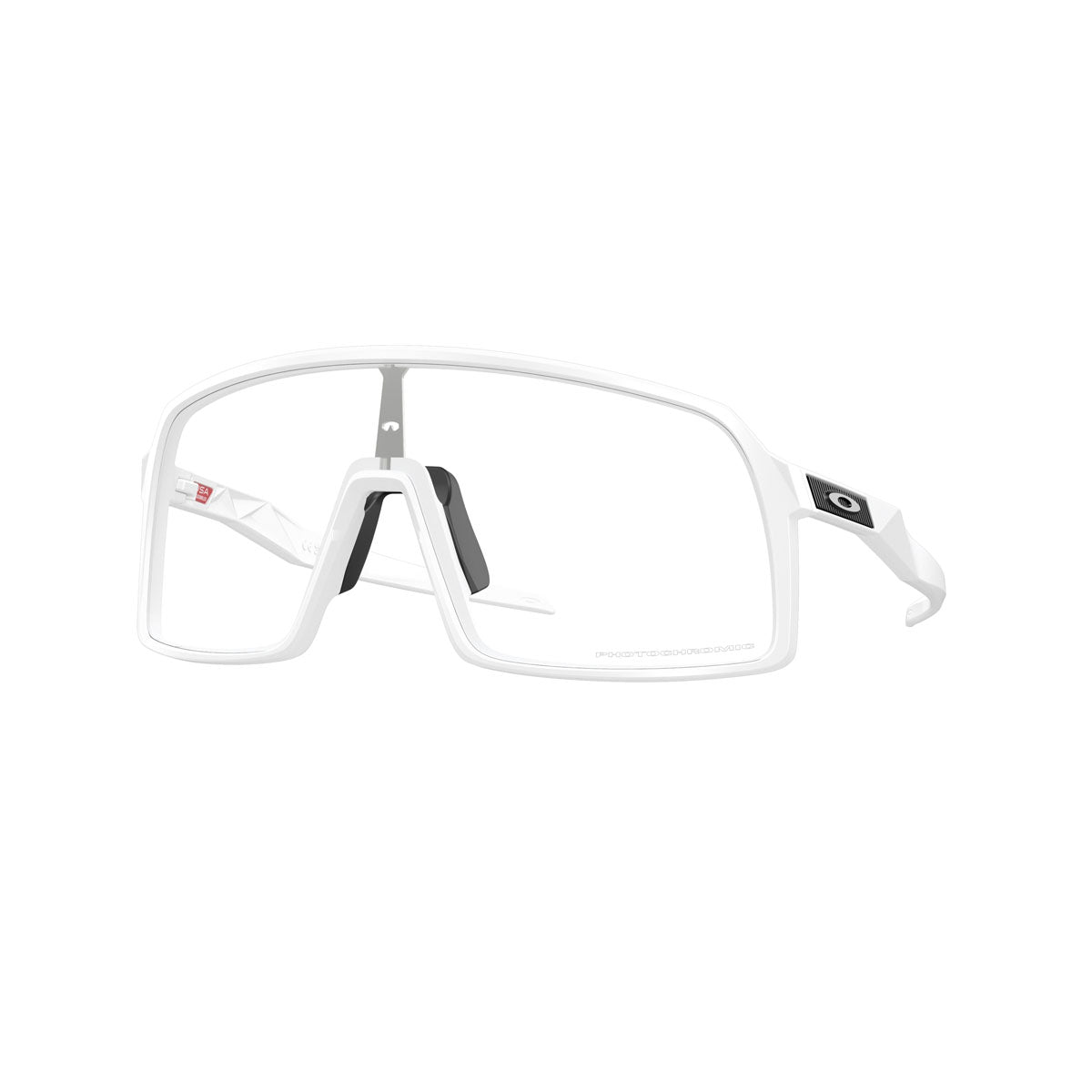 Oakley Sutro Photochromatic Sunglasses - Matte White / Clear Photochromic