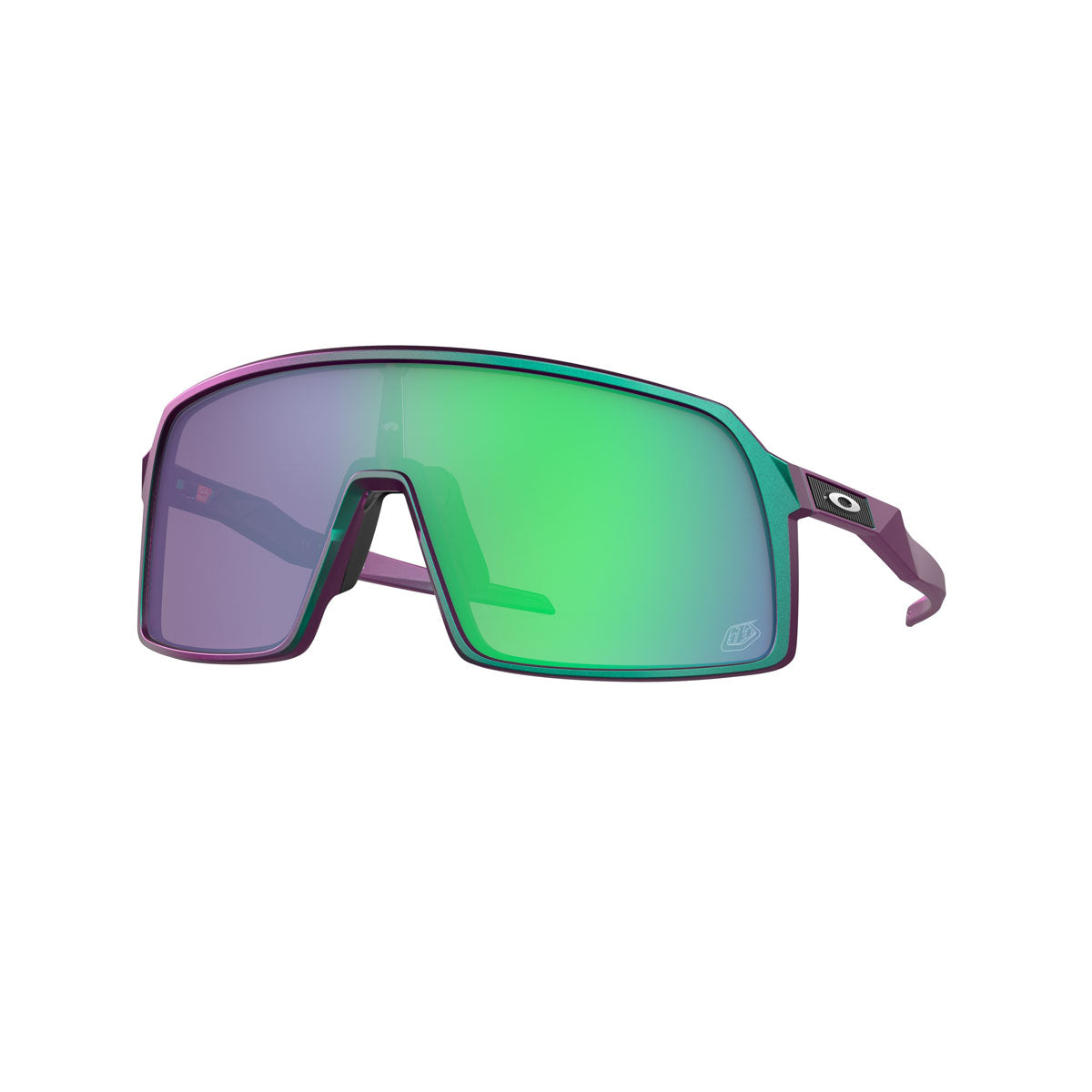 Oakley Sutro Sunglasses CLOSEOUT - Troy Lee Designs Green Purple Shift/PRIZM Jade