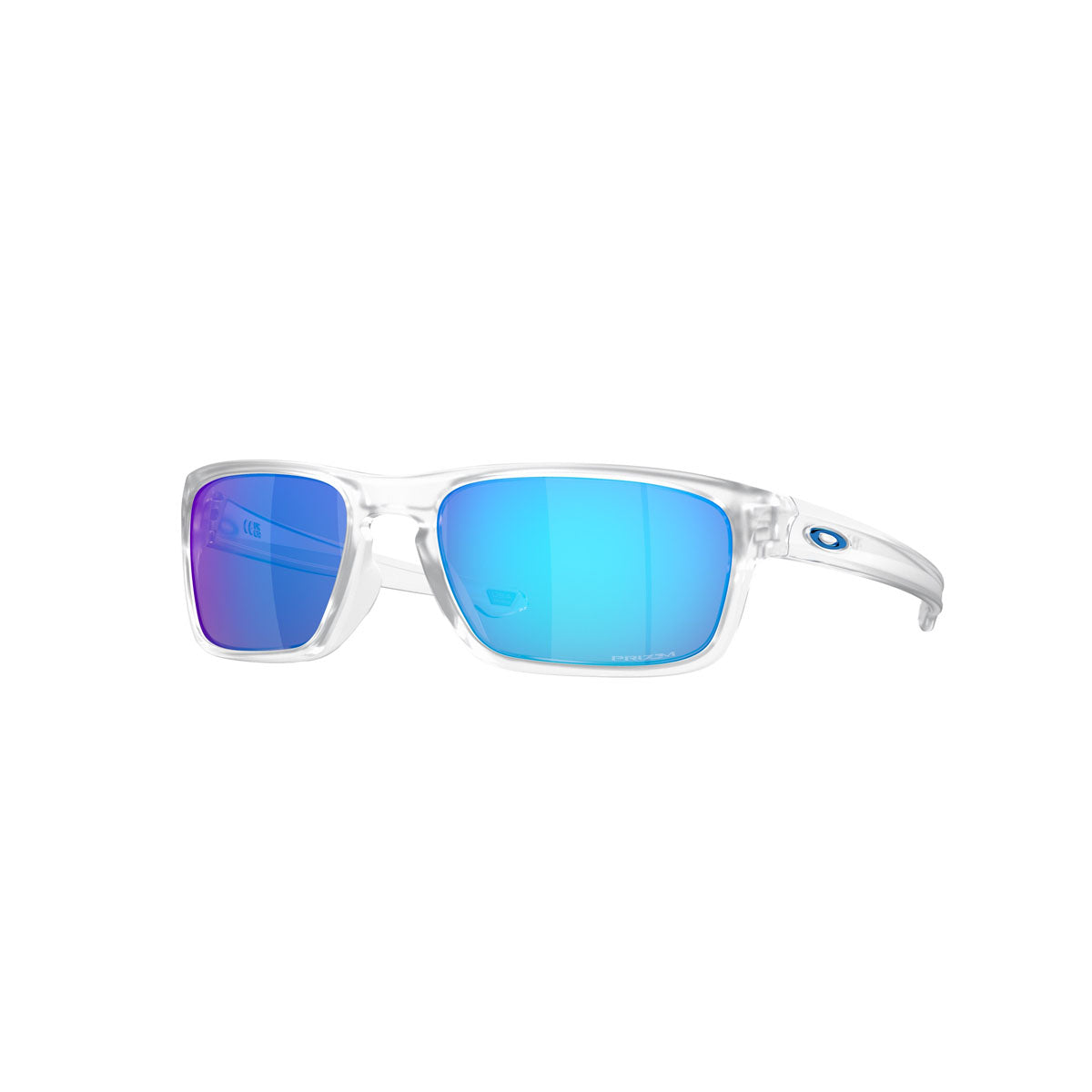 Oakley Sliver Stealth Sunglasses CLOSEOUT - Matte Clear/PRIZM Sapphire Iridium