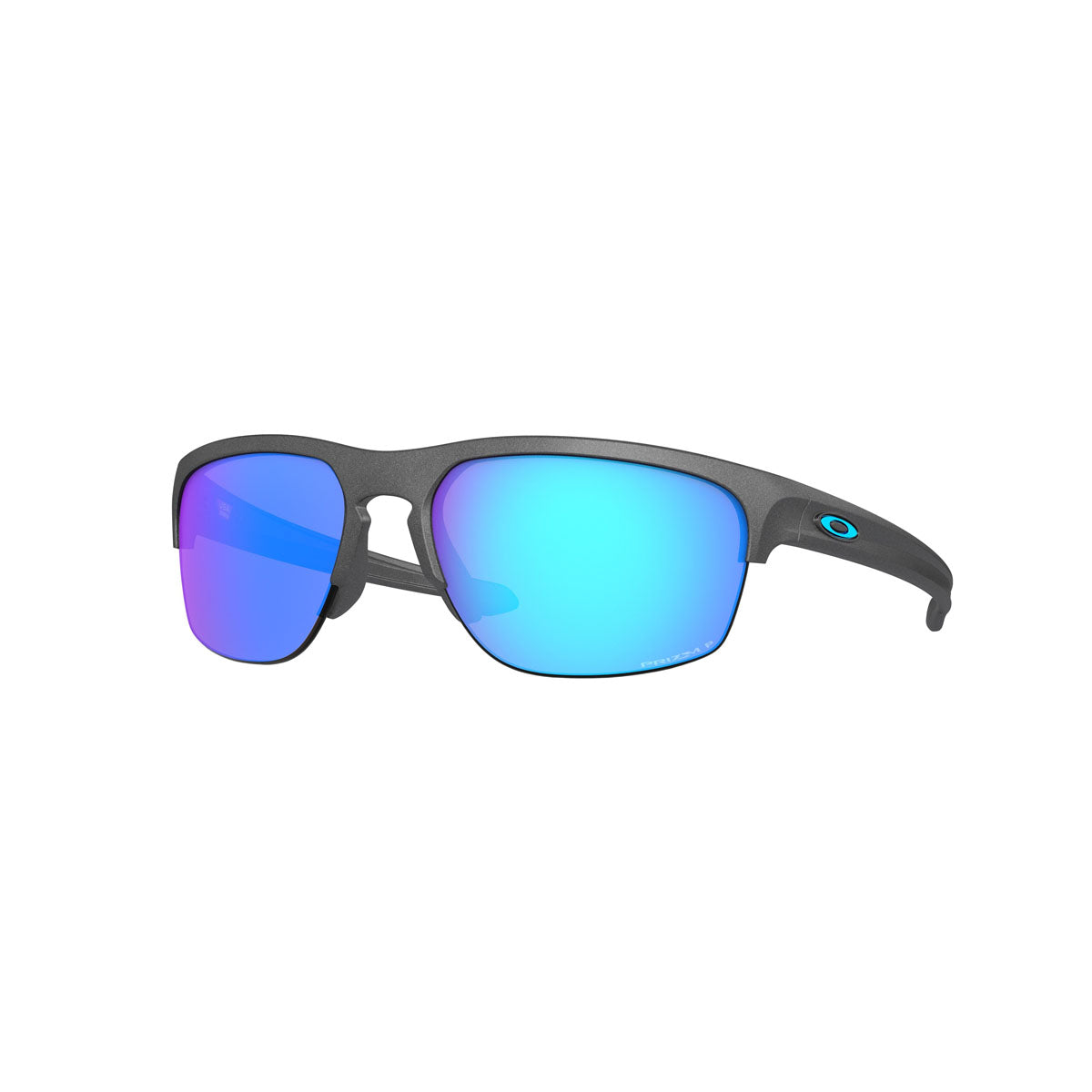 Oakley Sliver Edge Polarized Sunglasses CLOSEOUT - Steel/Prizm Sapphire Polarized