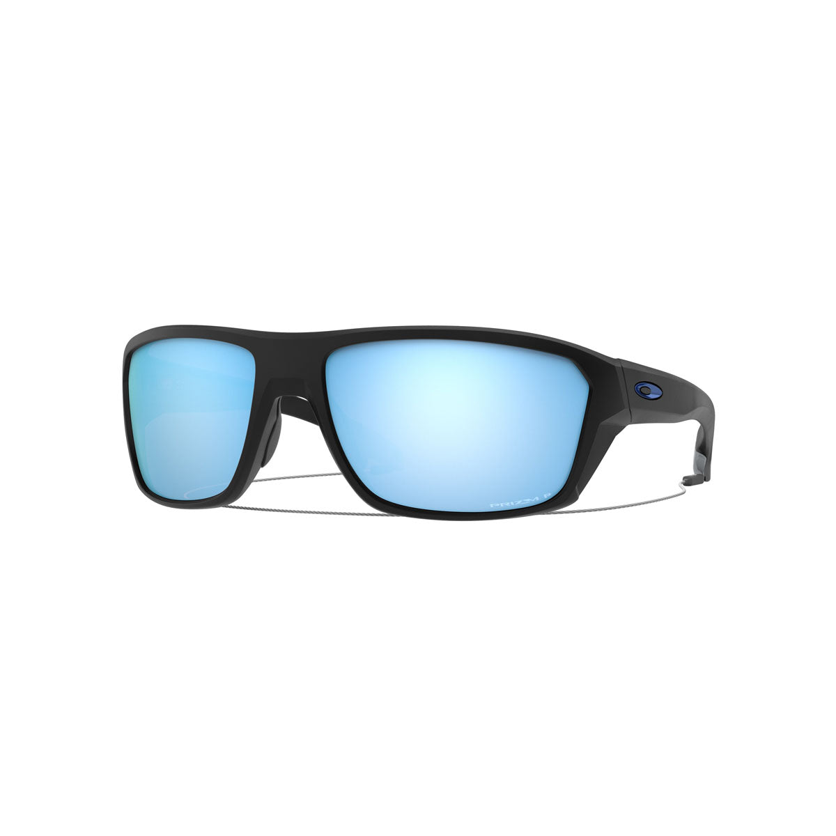 Oakley Split Shot Polarized Sunglasses - Matte Black/PRIZM Deep Water Polarized