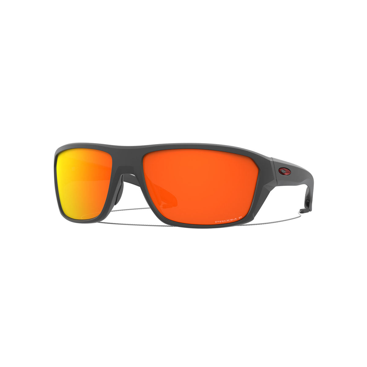 Oakley Split Shot Polarized Sunglasses CLOSEOUT - Matte Heather Grey/PRIZM Ruby Iridium Polarized