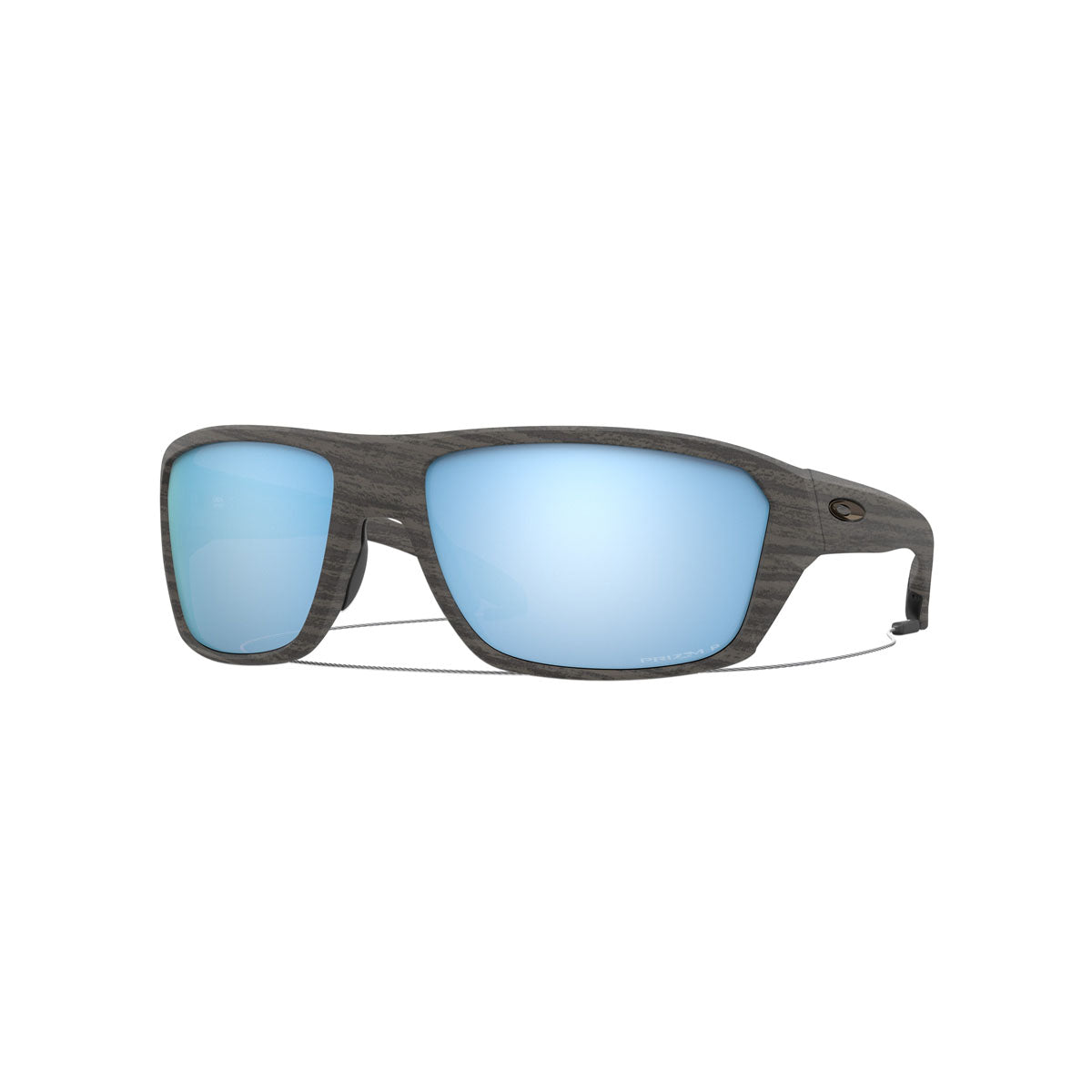 Oakley Split Shot Polarized Sunglasses - Woodgrain/PRIZM Deep Water Polarized