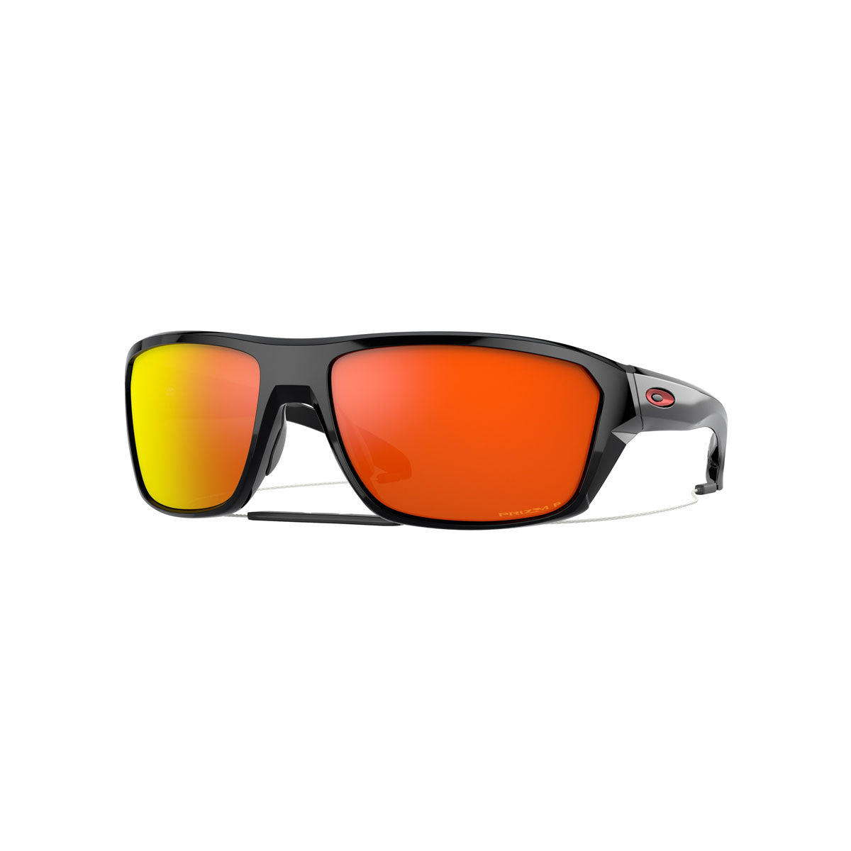 Oakley Split Shot Polarized Sunglasses CLOSEOUT - Polished Black/PRIZM Ruby Polarized