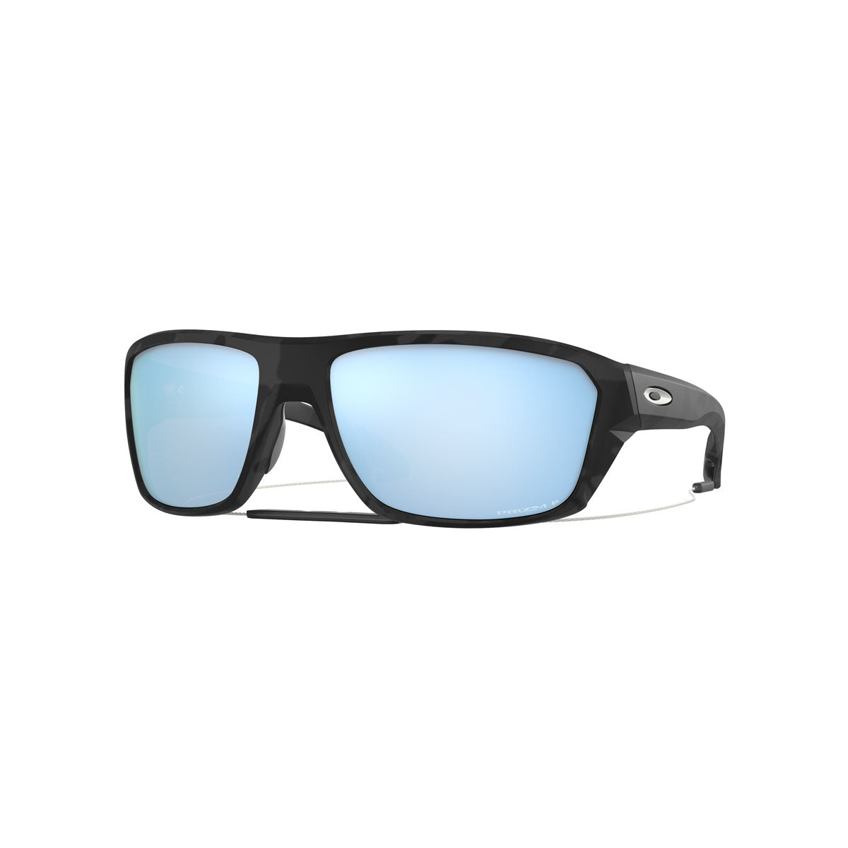 Oakley Split Shot Polarized Sunglasses CLOSEOUT - Matte Black Camo/PRIZM Deep Water Polarized