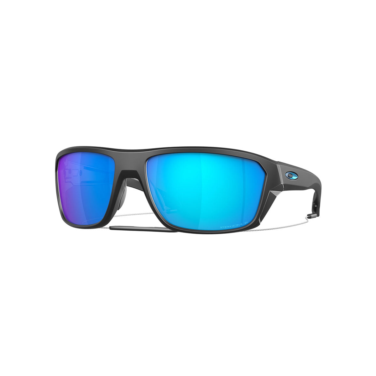 Oakley Split Shot Polarized Sunglasses CLOSEOUT - Matte Black/PRIZM Sapphire Polarized